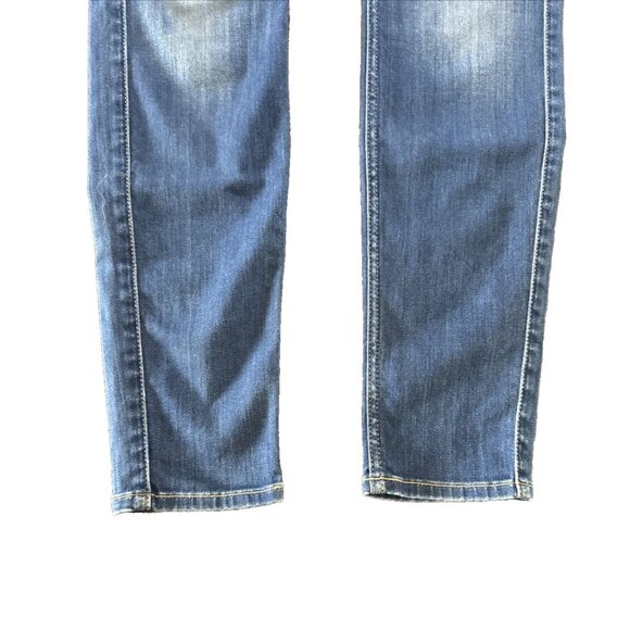 7 For All Mankind Jeans Women's 27 Blue Wash Denim Gwenevere Skinny denim - Picture 6 of 8